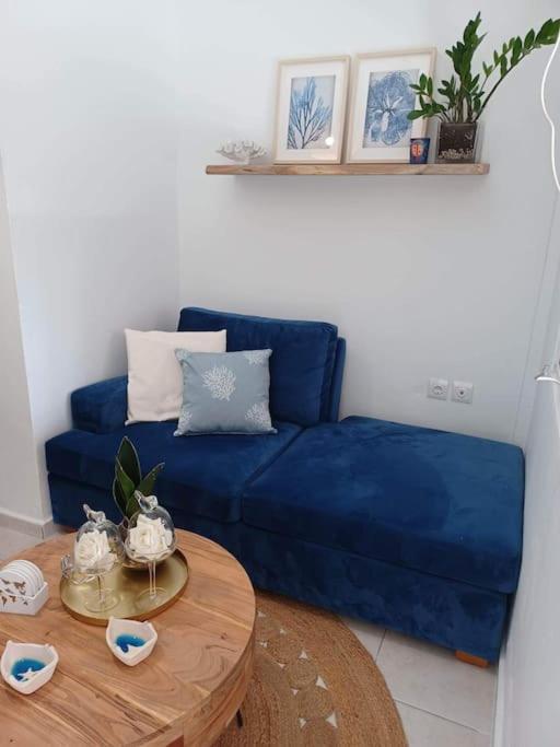 Holiday House Near Beach Skala Fourkas Bagian luar foto