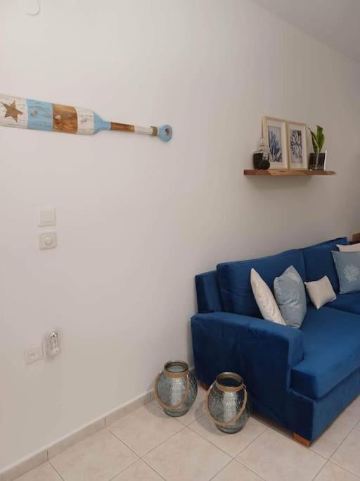 Holiday House Near Beach Skala Fourkas Bagian luar foto