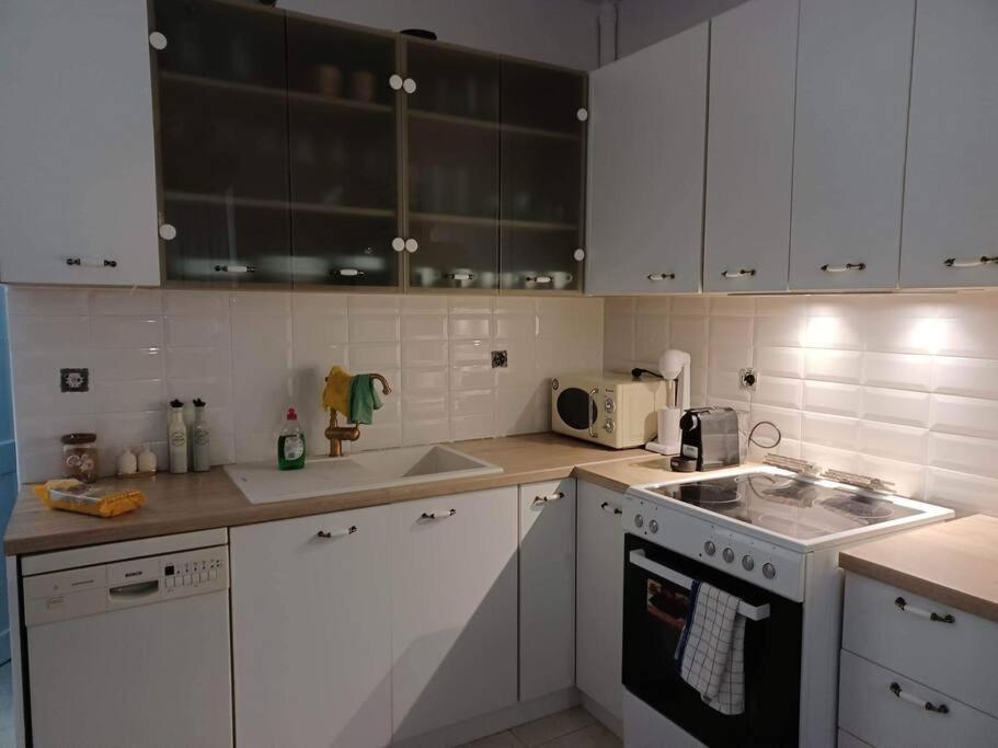 Holiday House Near Beach Skala Fourkas Bagian luar foto